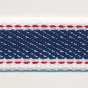 Polyester Denim Tape #1 Red