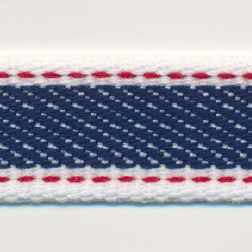 Polyester Denim Tape #1 Red