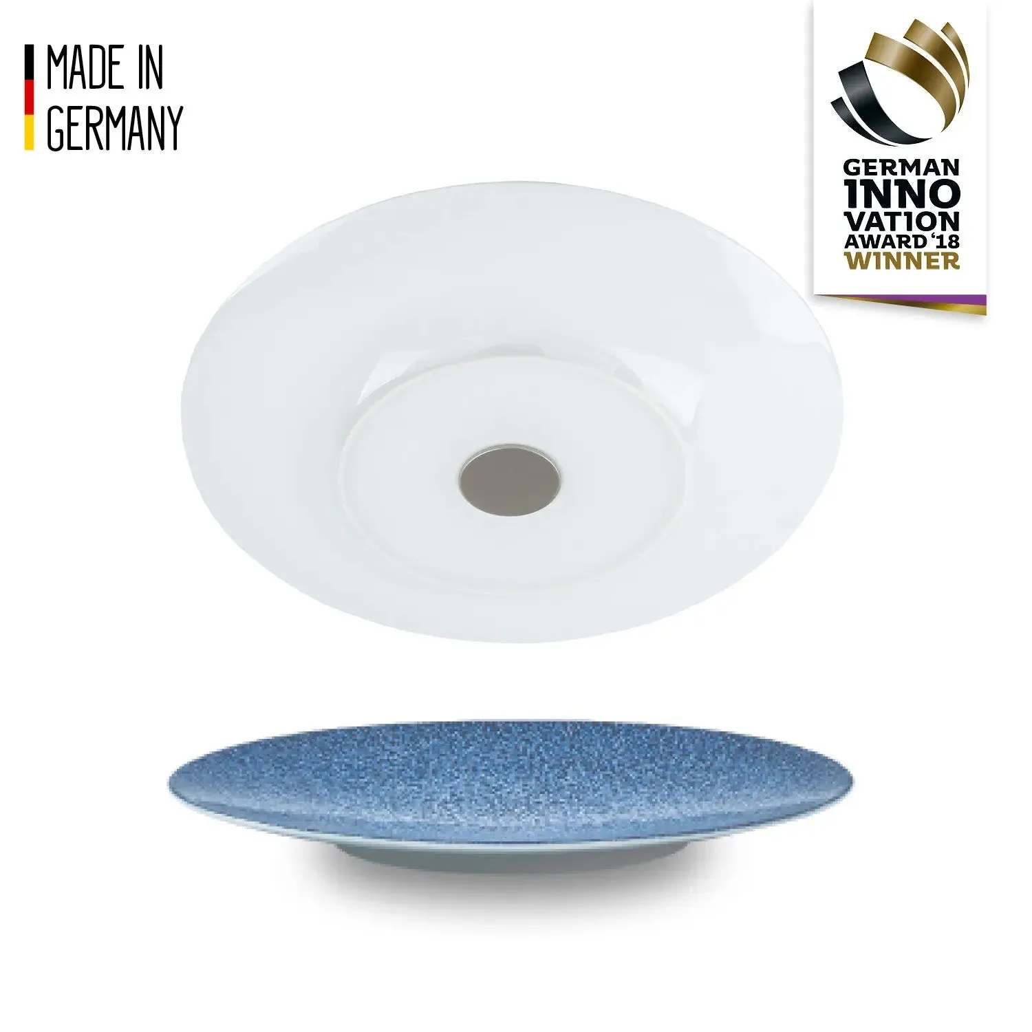 Porcelain Magnetic Breakfast Plates OCEAN by Silwy