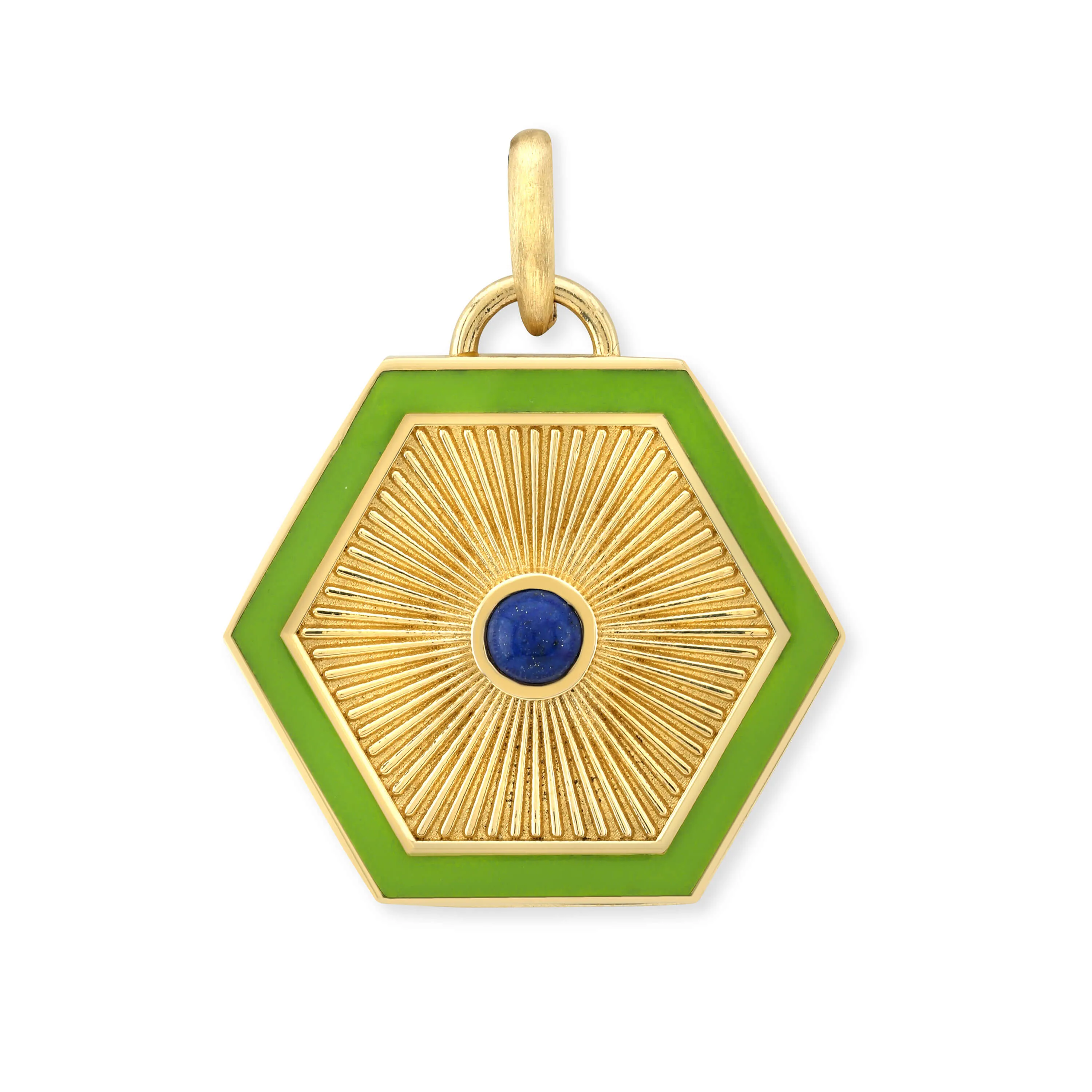 Prism Pendant, Lapis