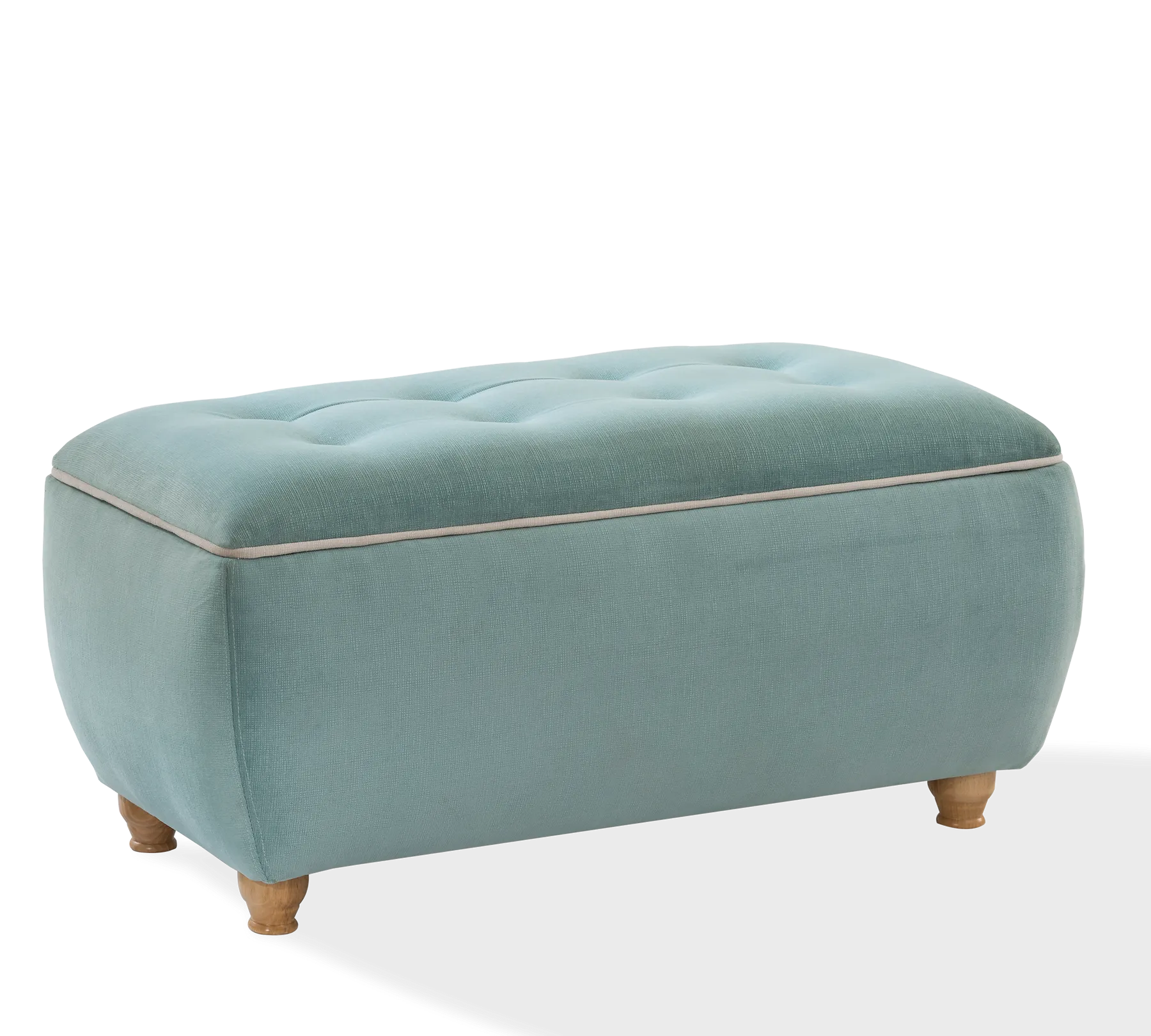 Puff with crate blue