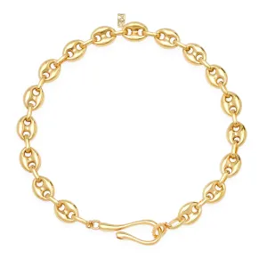 Puffy Mariner Hook   Loop Necklace- Large