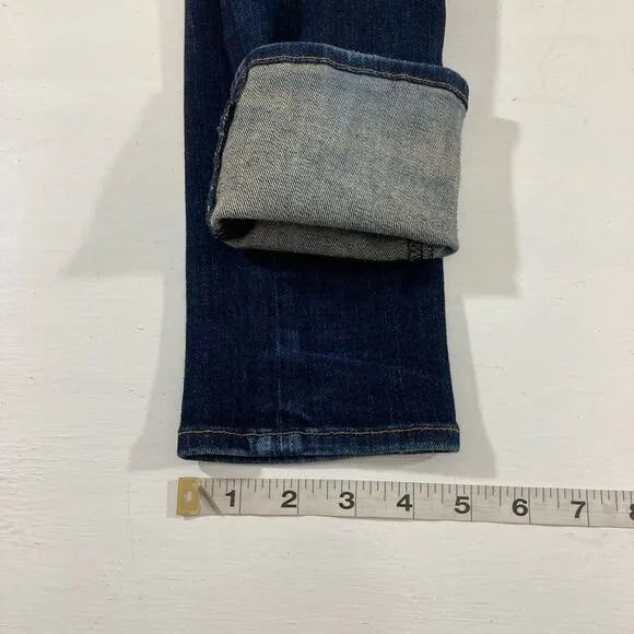 Rag &amp; Bone Jeans Women's 25 Blue Denim High Rise Skinny Heritage W1513k520
