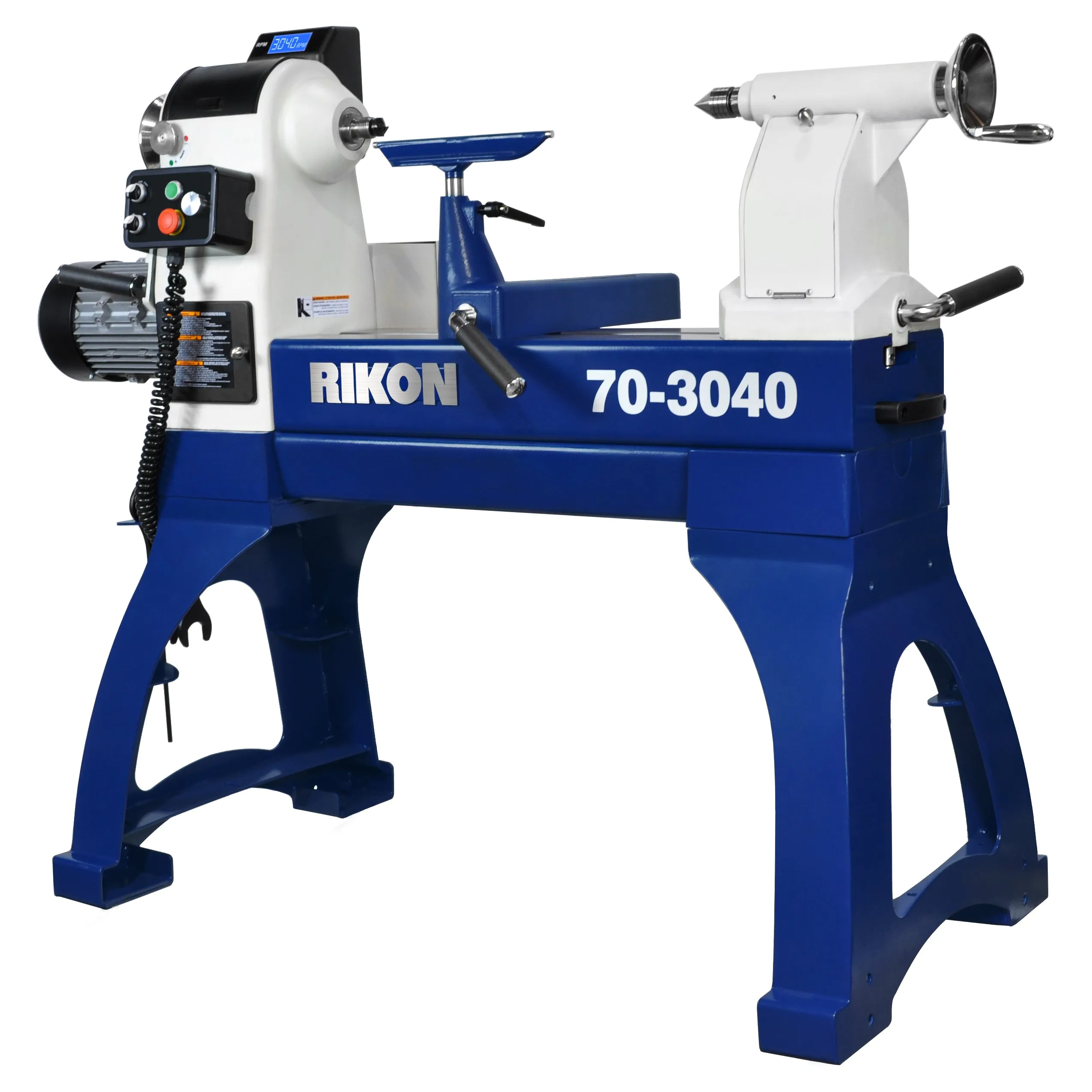 Rikon 30” x 40” VSR Wood Lathe with Sliding Bed 70-3040