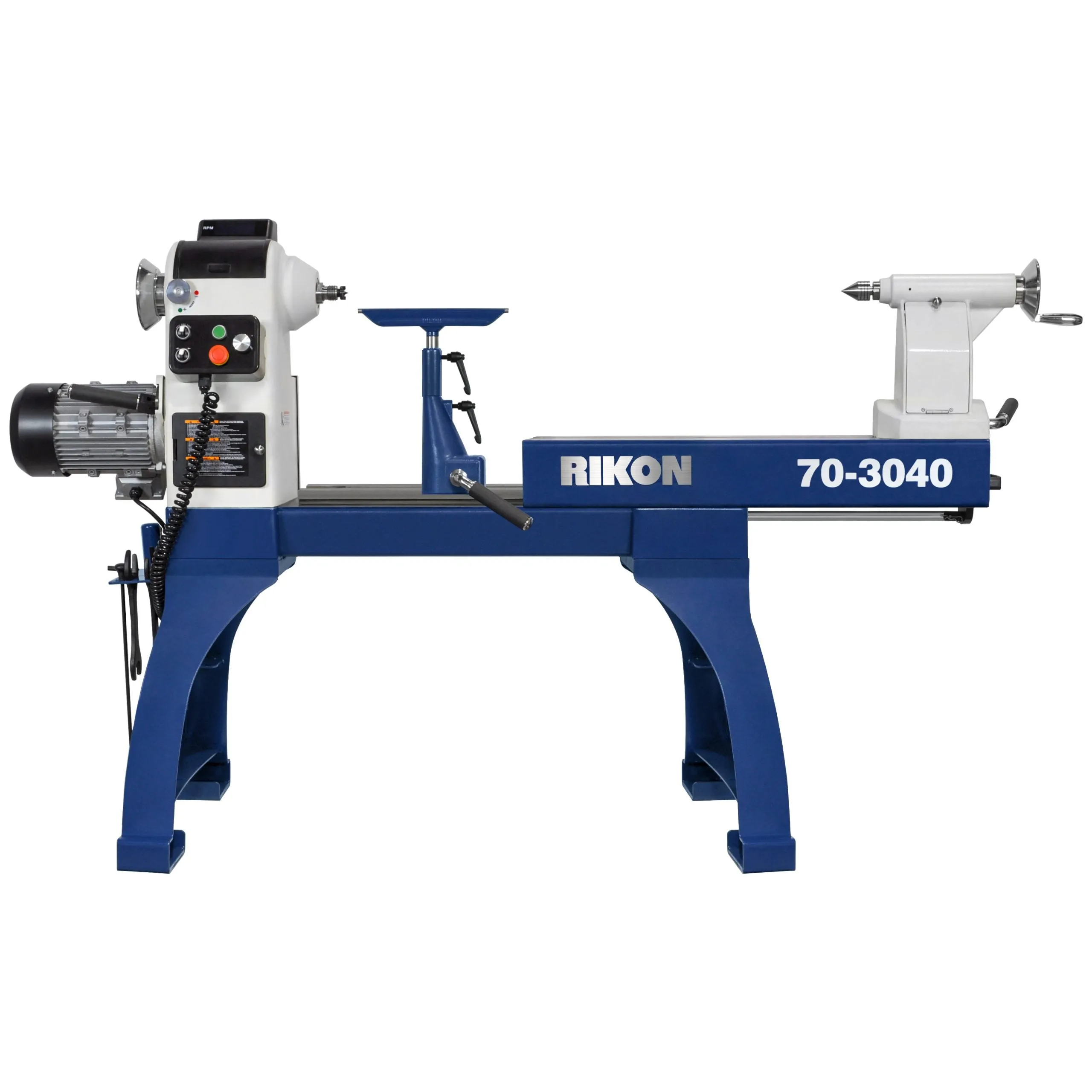 Rikon 30” x 40” VSR Wood Lathe with Sliding Bed 70-3040