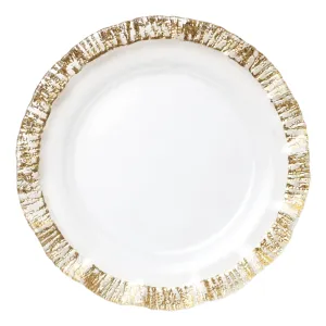Rufolo Glass Gold Service Plate/Charger