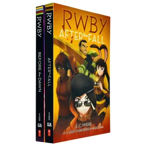RWBY Series 2 Books Collection Set by E. C. Myers (After the Fall, Before Dawn)