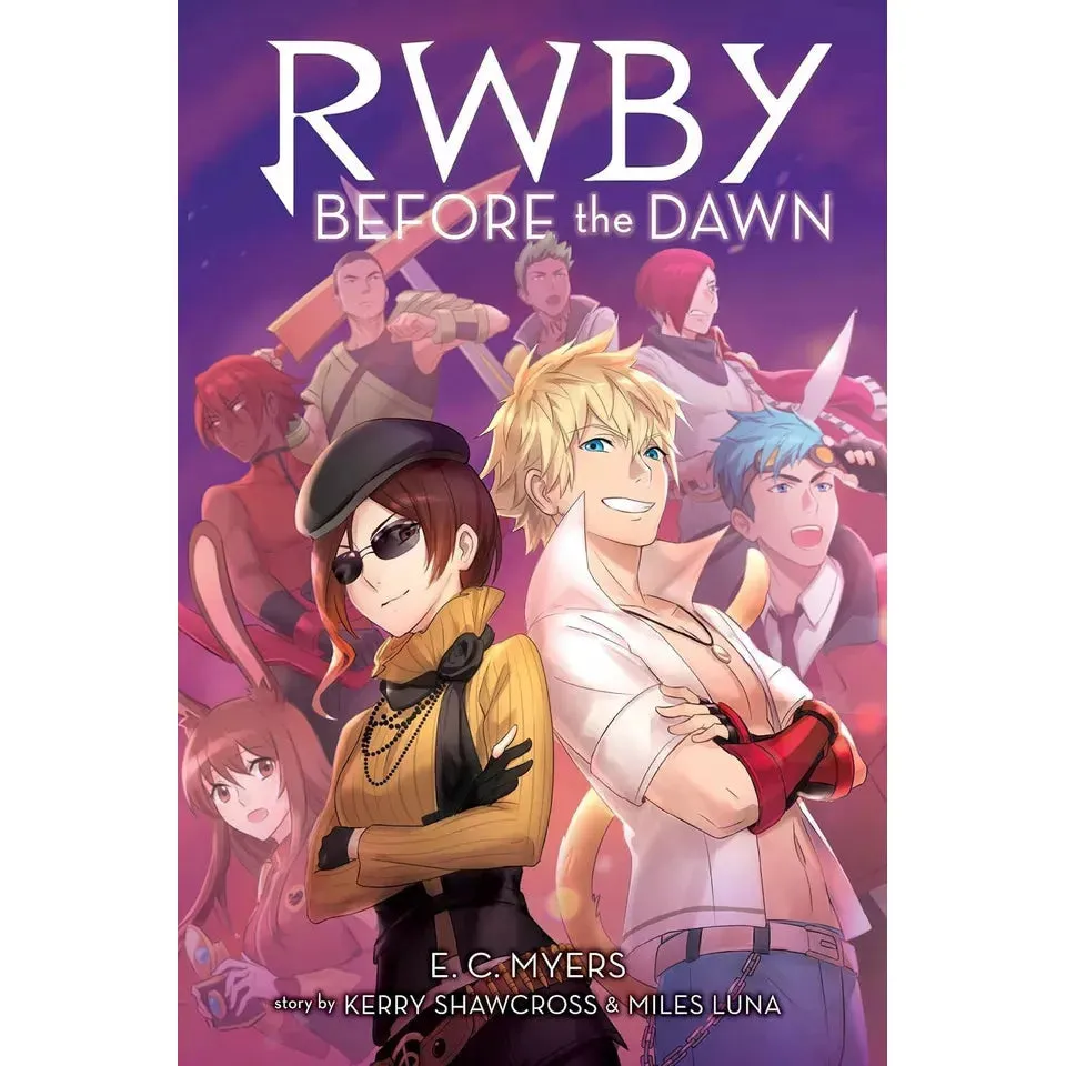 RWBY Series 2 Books Collection Set by E. C. Myers (After the Fall, Before Dawn)