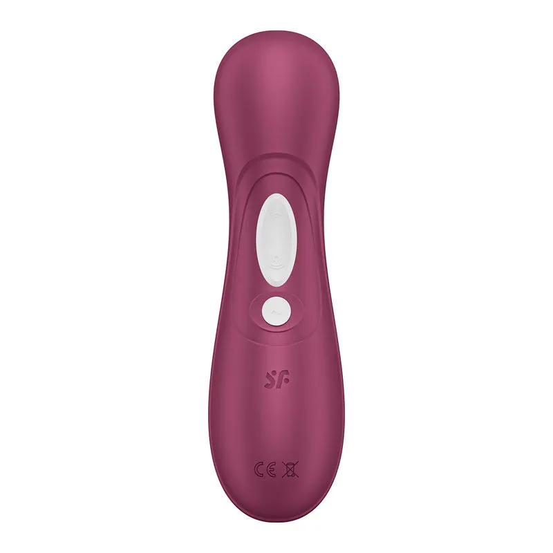 Satisfyer Pro 2 Gen 3 Touch-Free Clitoral Stimulator - Wine Red