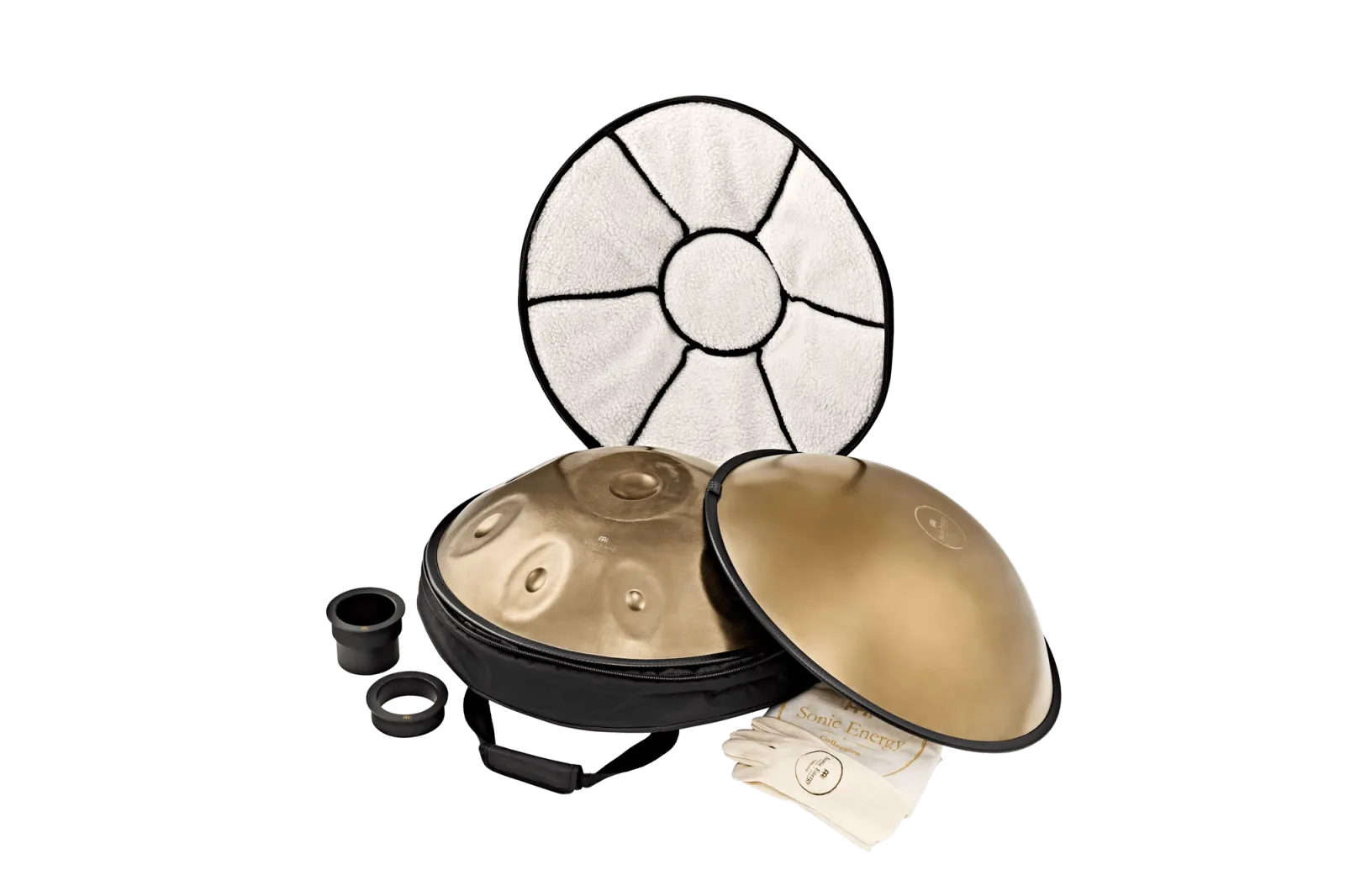 Sensory Handpan with 10 Notes Two Soundholes (D Kurd)