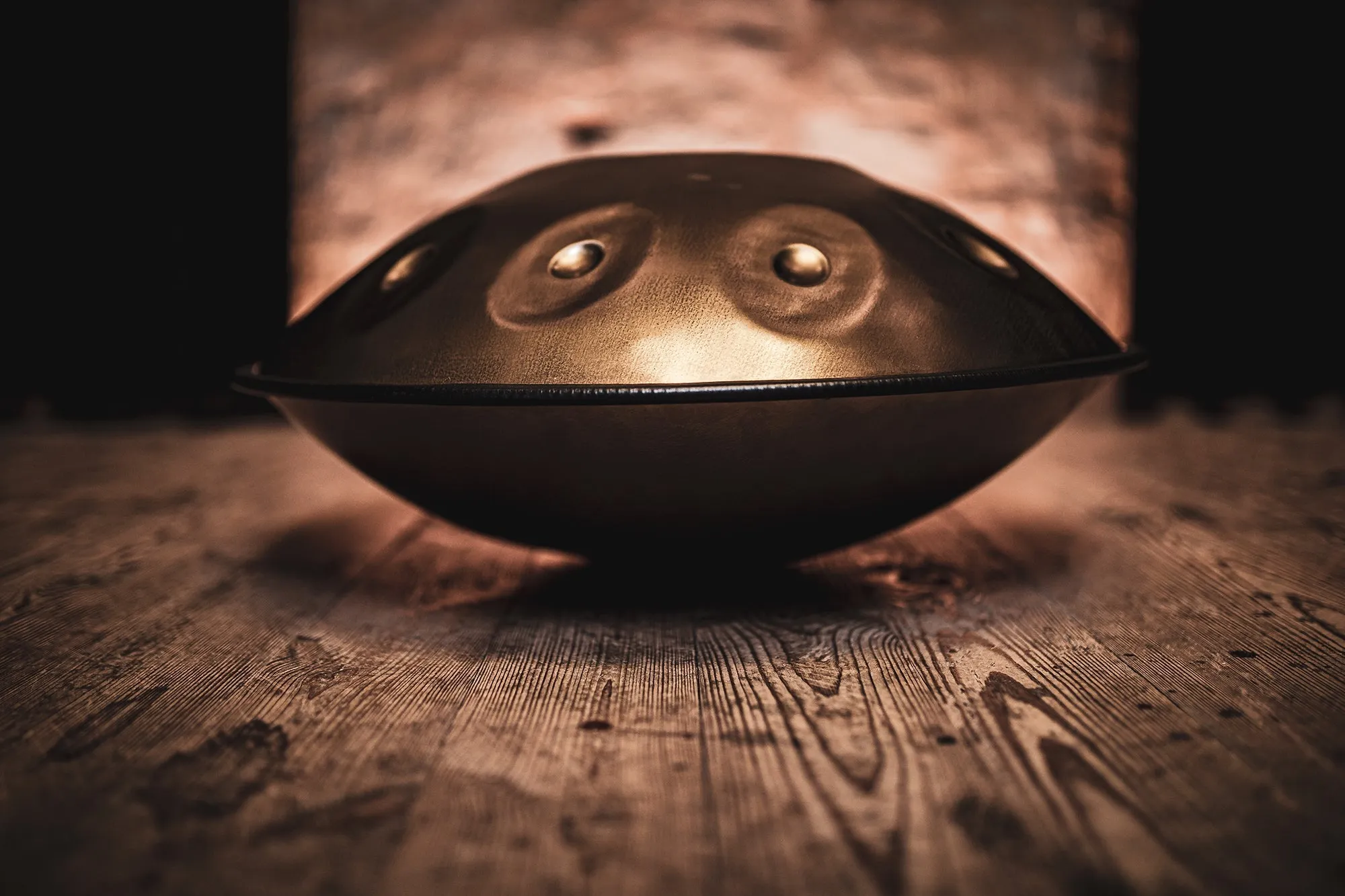Sensory Handpan with 9 Notes Two Soundholes (D Kurd)