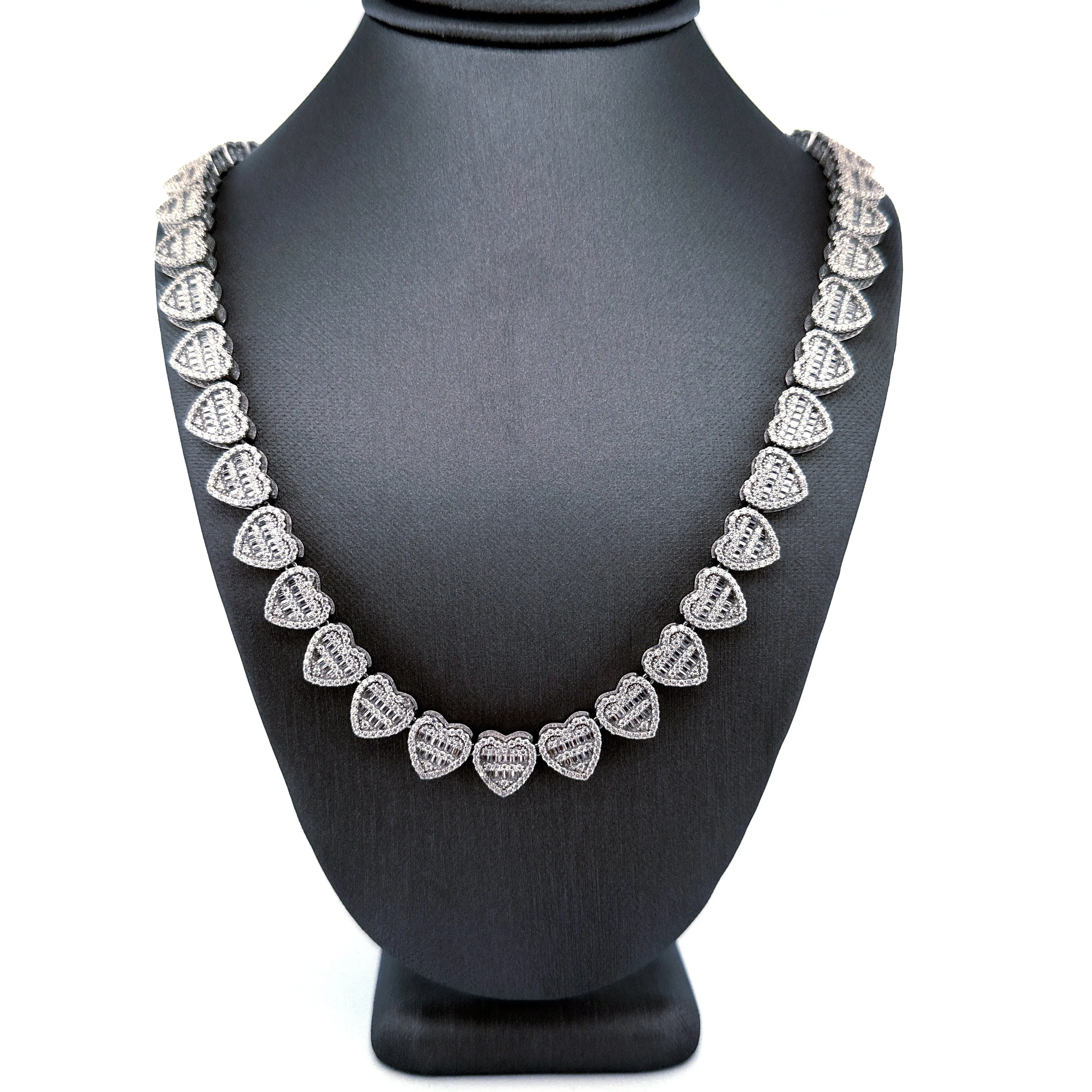 Silver Heart Chain