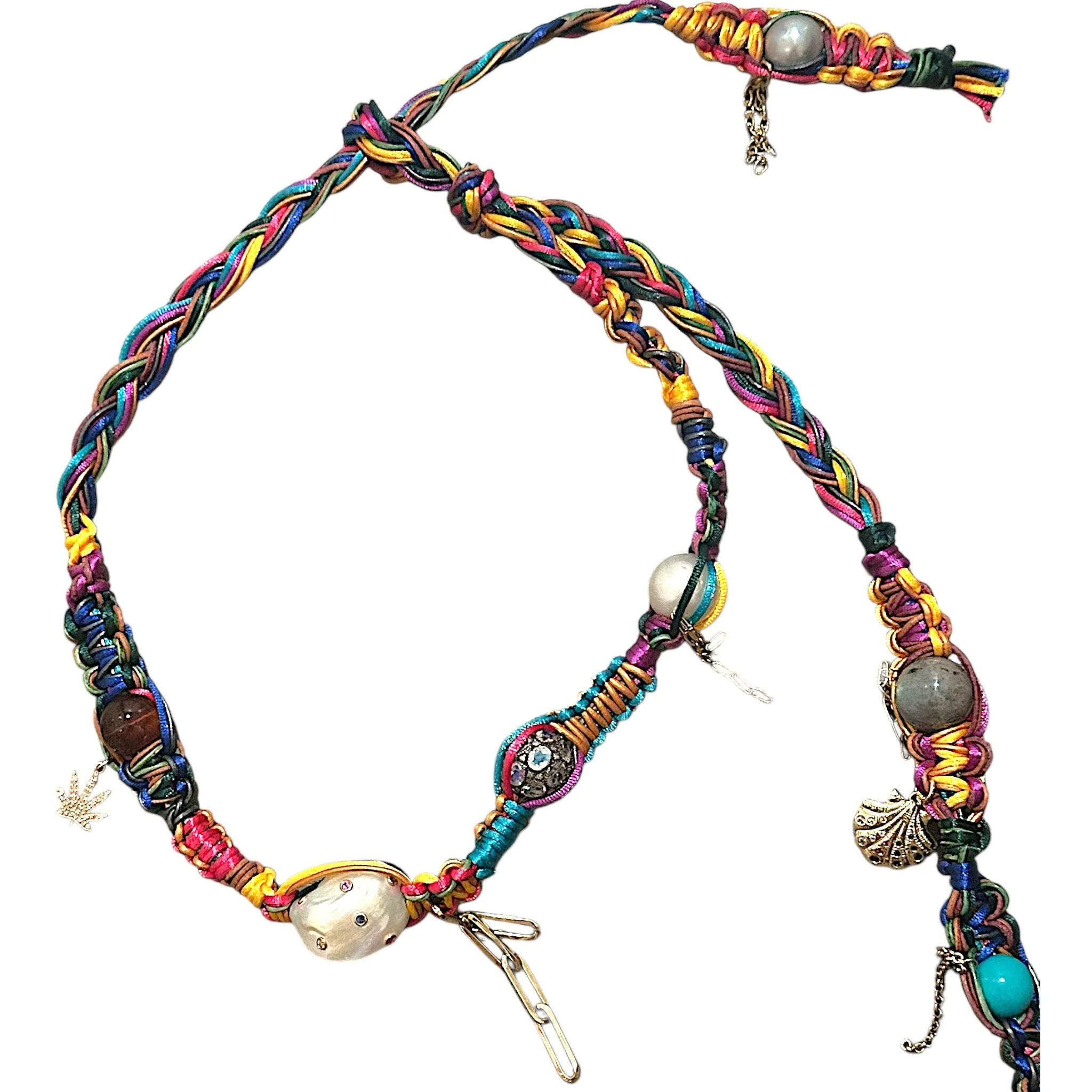 SMOKIN RICH RAINBOW DIAMOND MERMAID DELUXE CHOKER