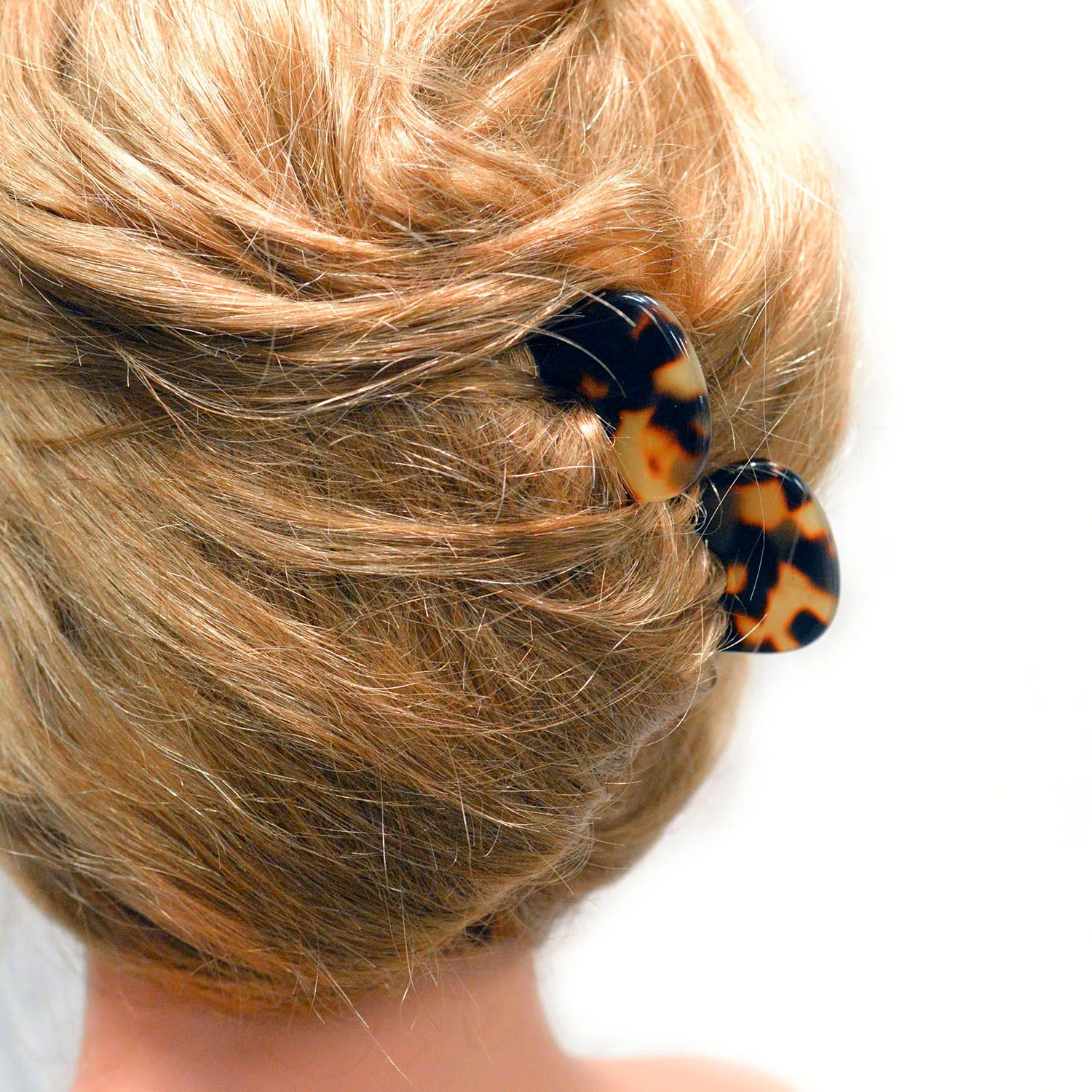 Sofia Small Red Hair Pin Set