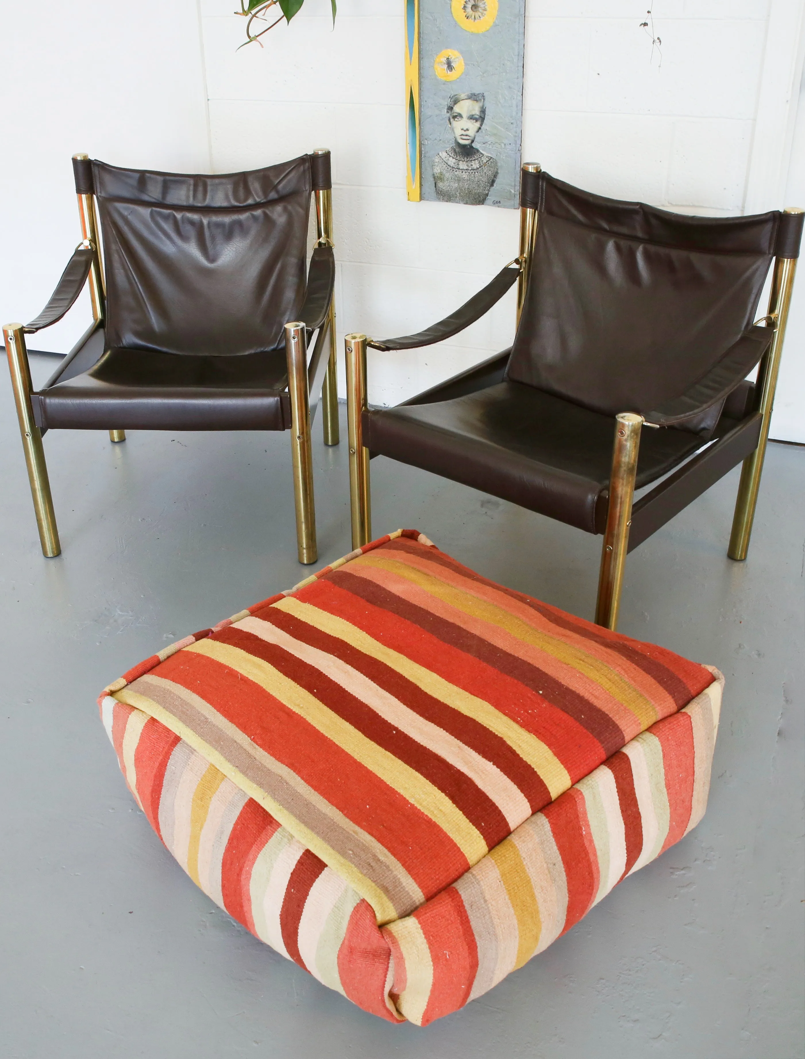 Square Kilim Floor Cushion