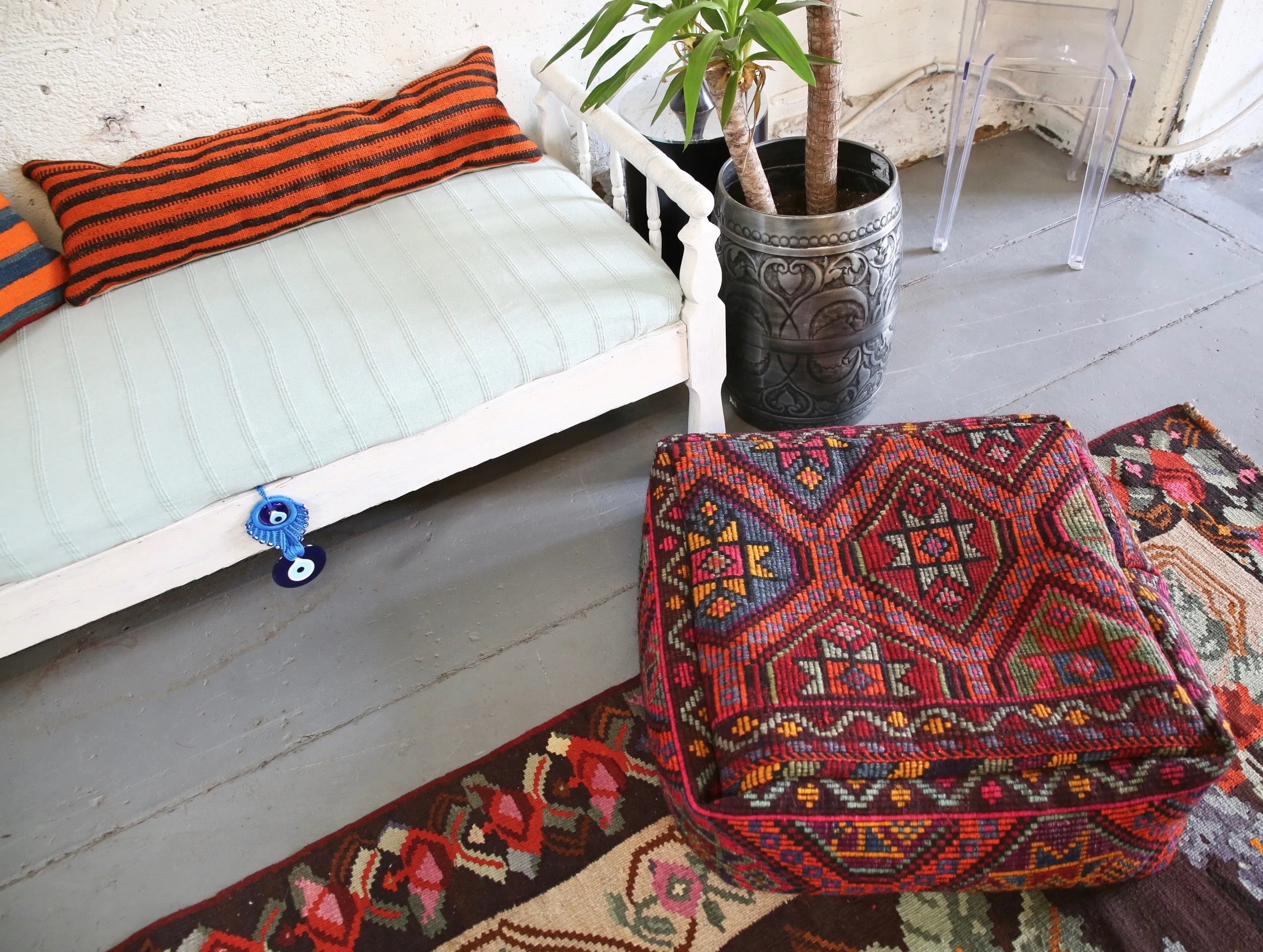 Square Kilim Floor Cushion
