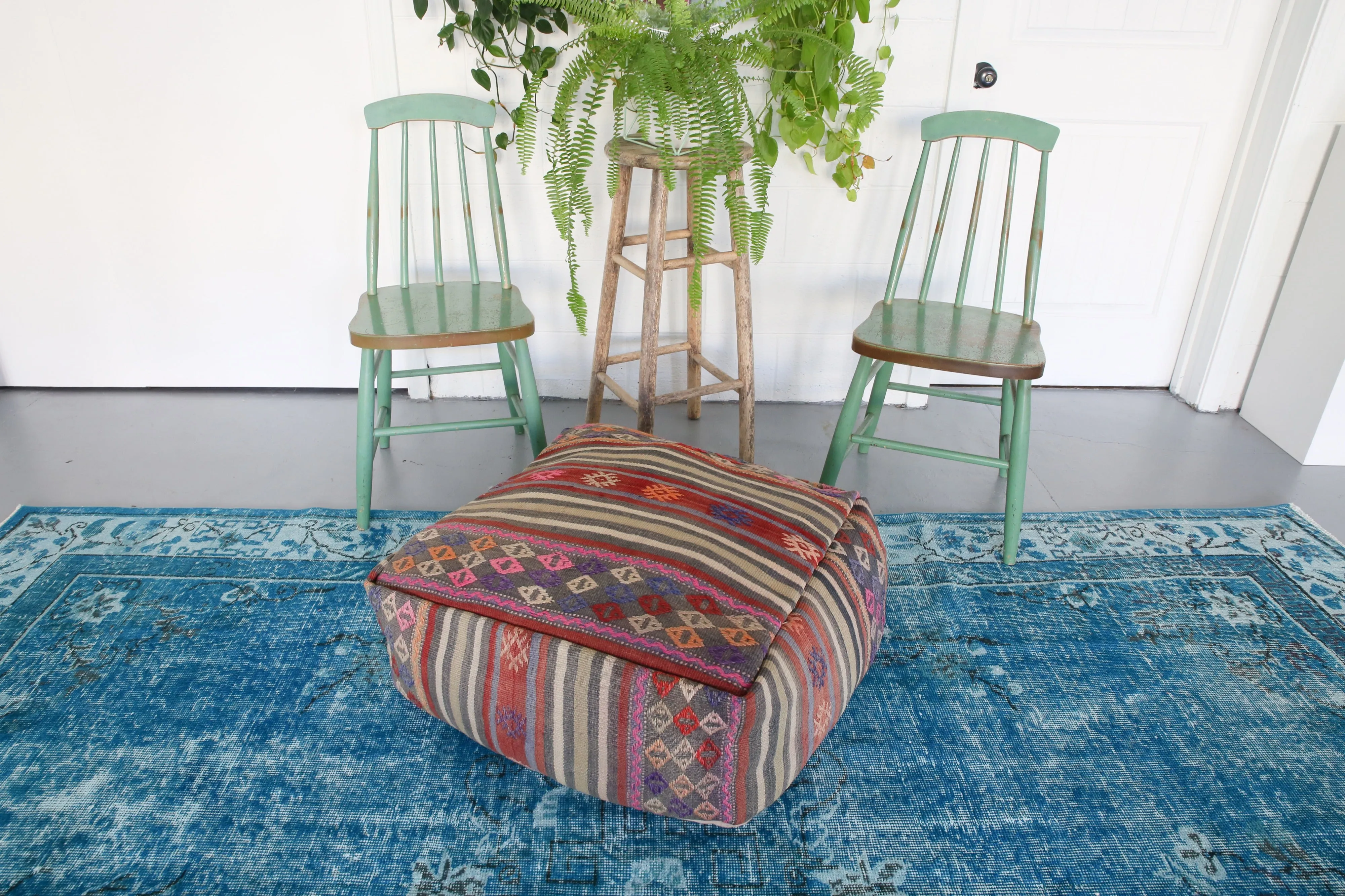Square Kilim Floor Cushion