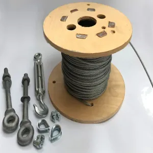 Steel Rope Wire Cable and Fittings - For Cutting Room