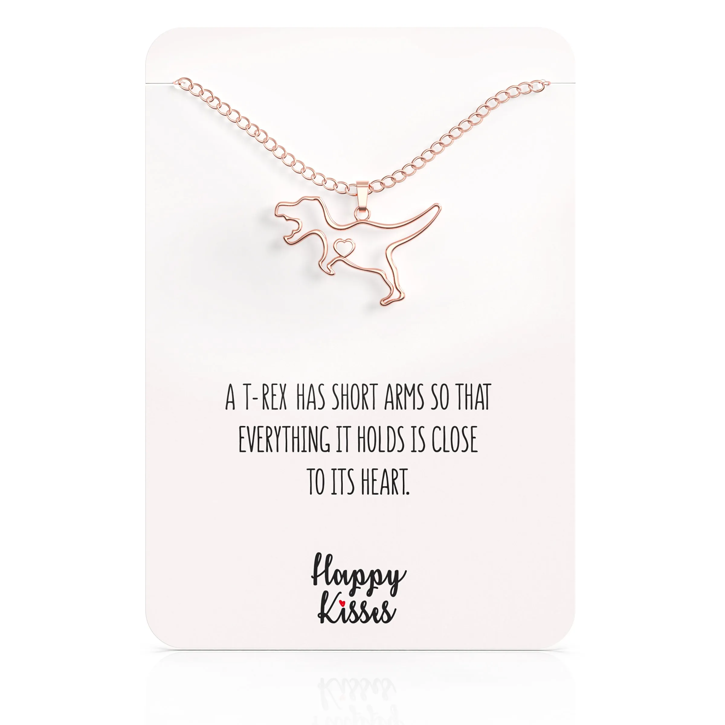 T-Rex Dinosaur Necklace with Gift Card
