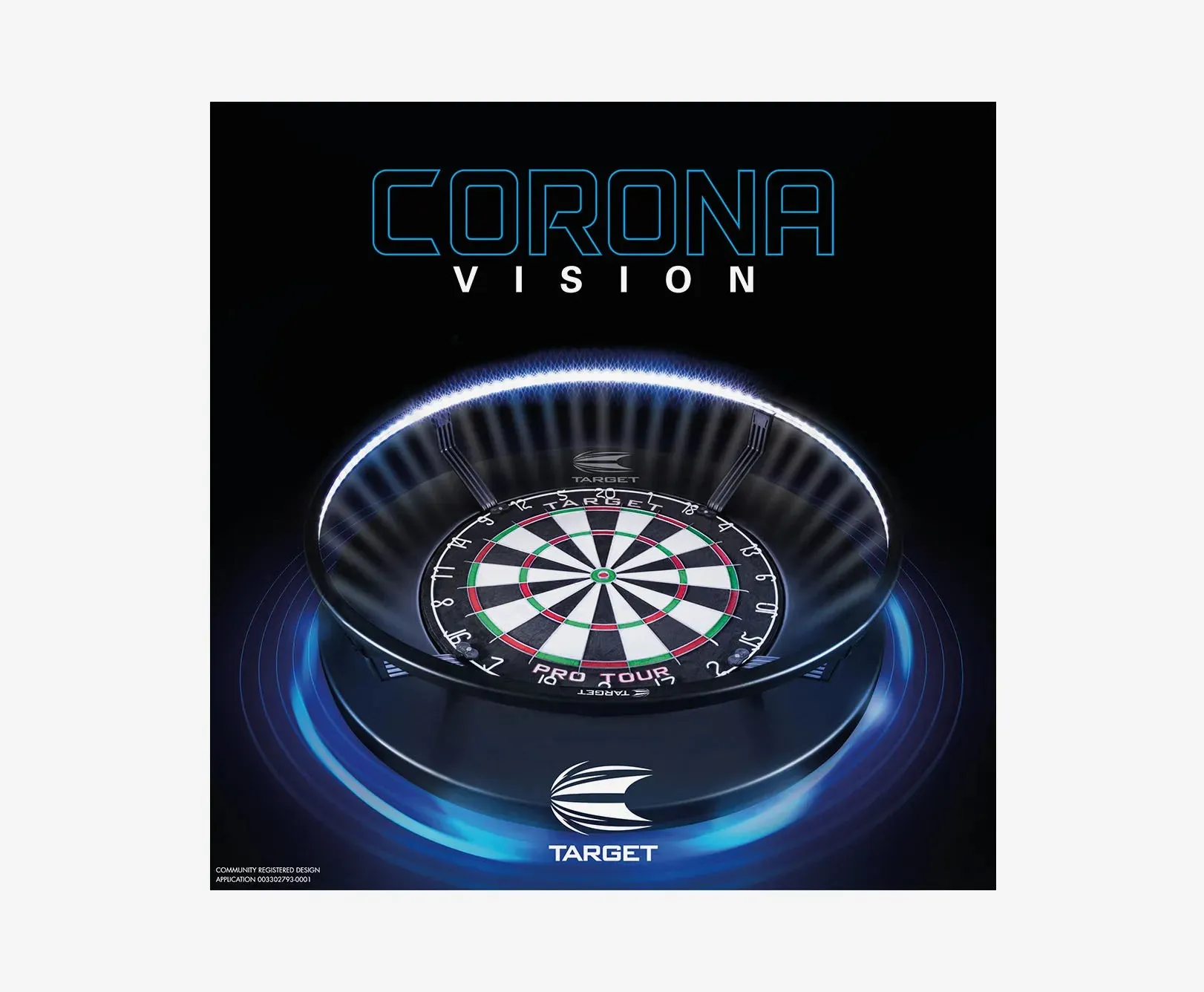 Target Darts Corona Vision 360 Dartboard Lighting System
