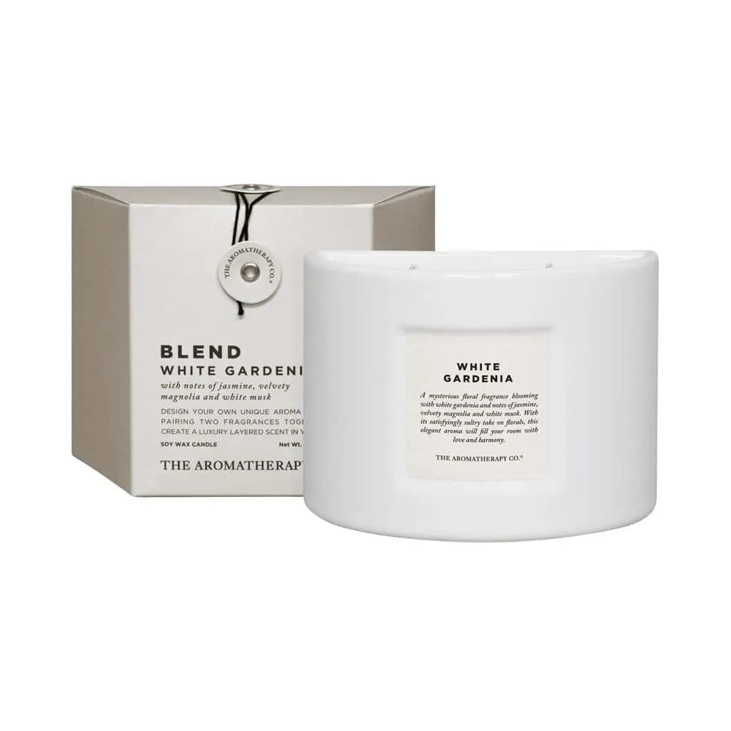 The Aromatherapy Co. - Blend - Soy Wax Candle 280g - White Gardenia