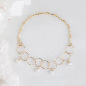 The Pearl Party Chain Bracelet | Gold Filled
