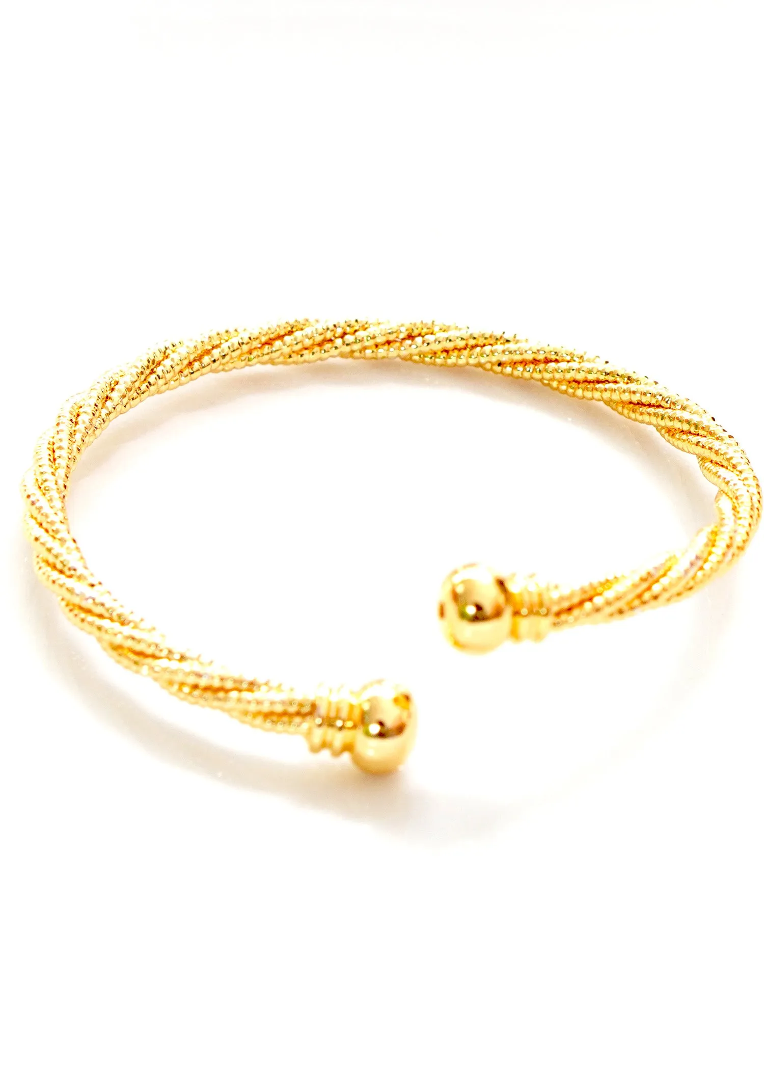 The "Hazel" Gold Plated Rope Bracelet