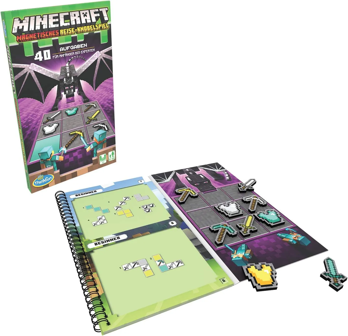 ThinkFun Minecraft Magnetic Travel Puzzle