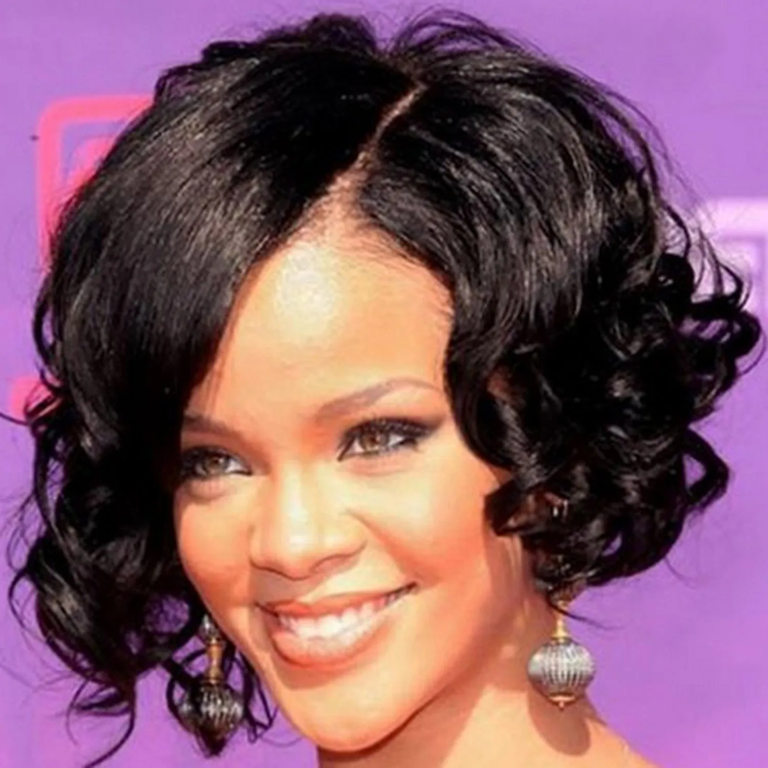 Throwback Thursday | Black Short Pixie Cut Wavy Synthetic Hair Wig