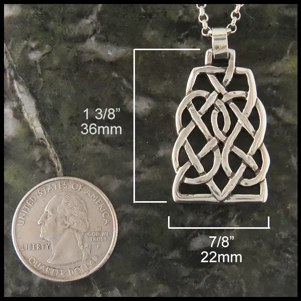 Timeless Love Pendant or Key Ring in Silver