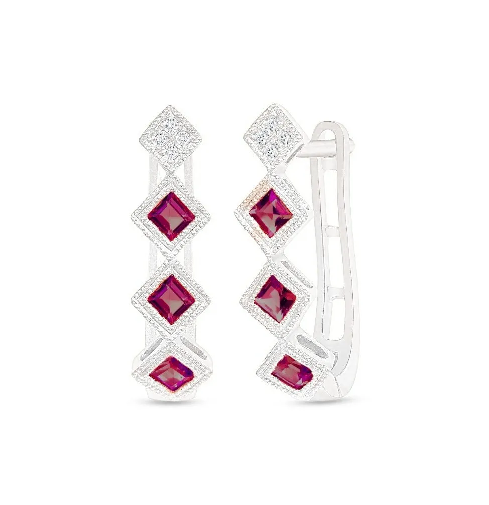 Timeless Ruby Earrings
