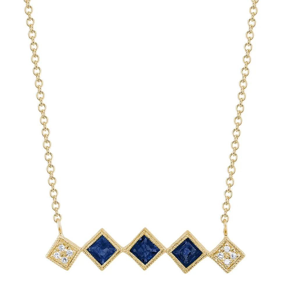 Timeless Sapphire Necklace