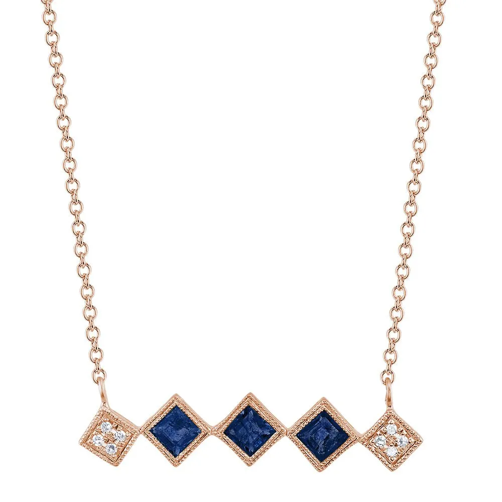 Timeless Sapphire Necklace