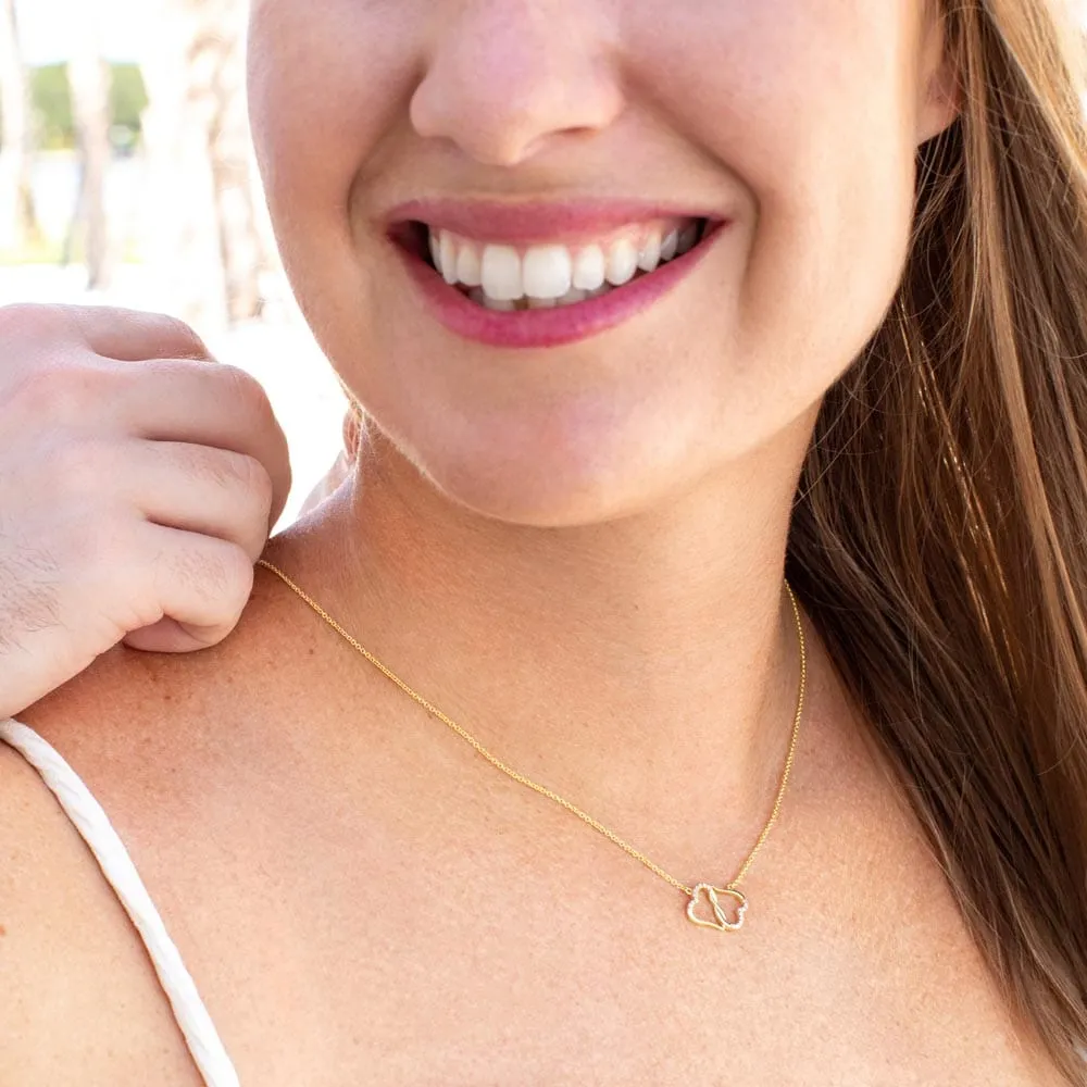 To My Riding Partner For Life - Our Journey - Luxury 10k Solid Gold w/ 0.07 carat Diamonds