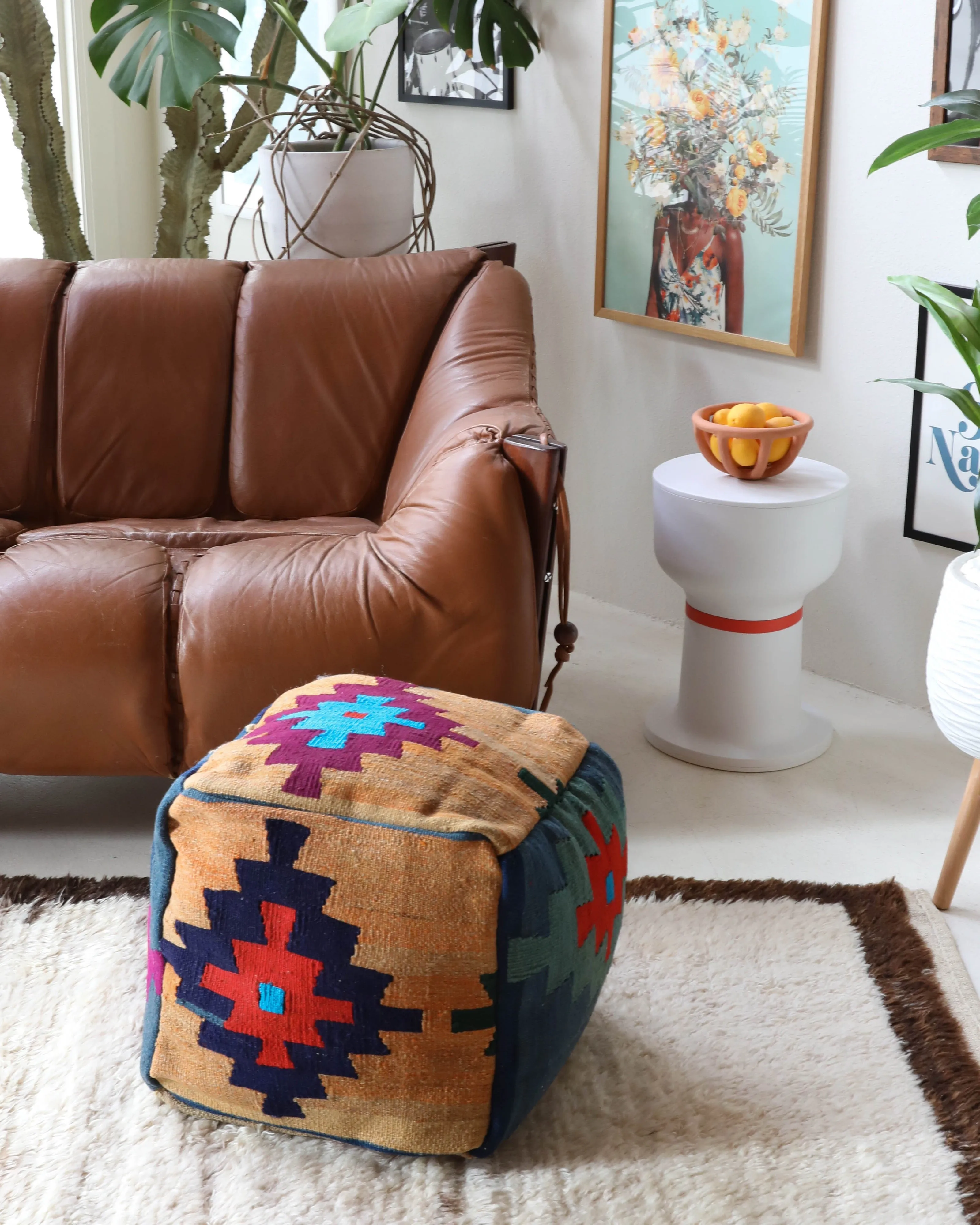 Turkish Kilim Floor Cushion