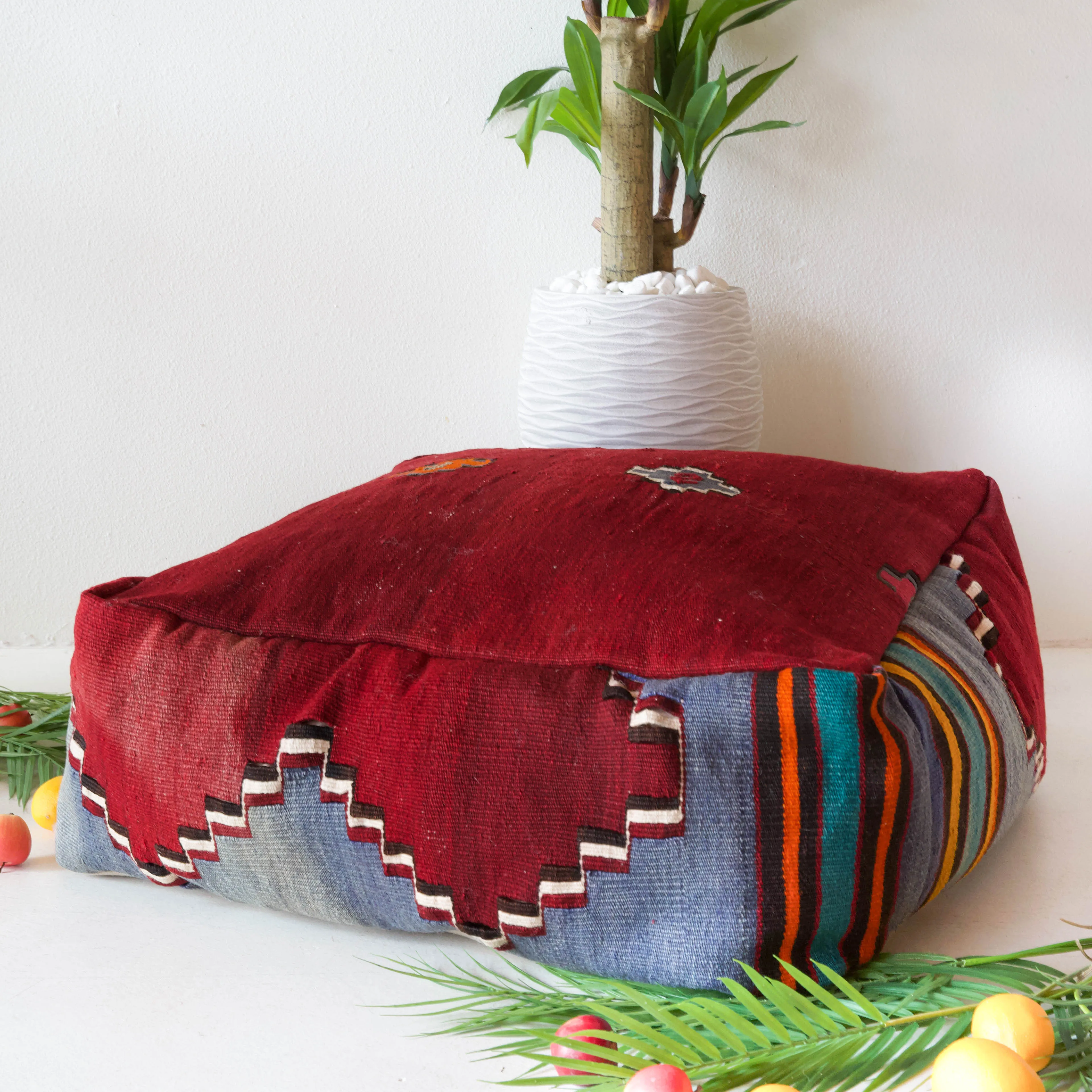 Turkish Kilim Floor Cushion