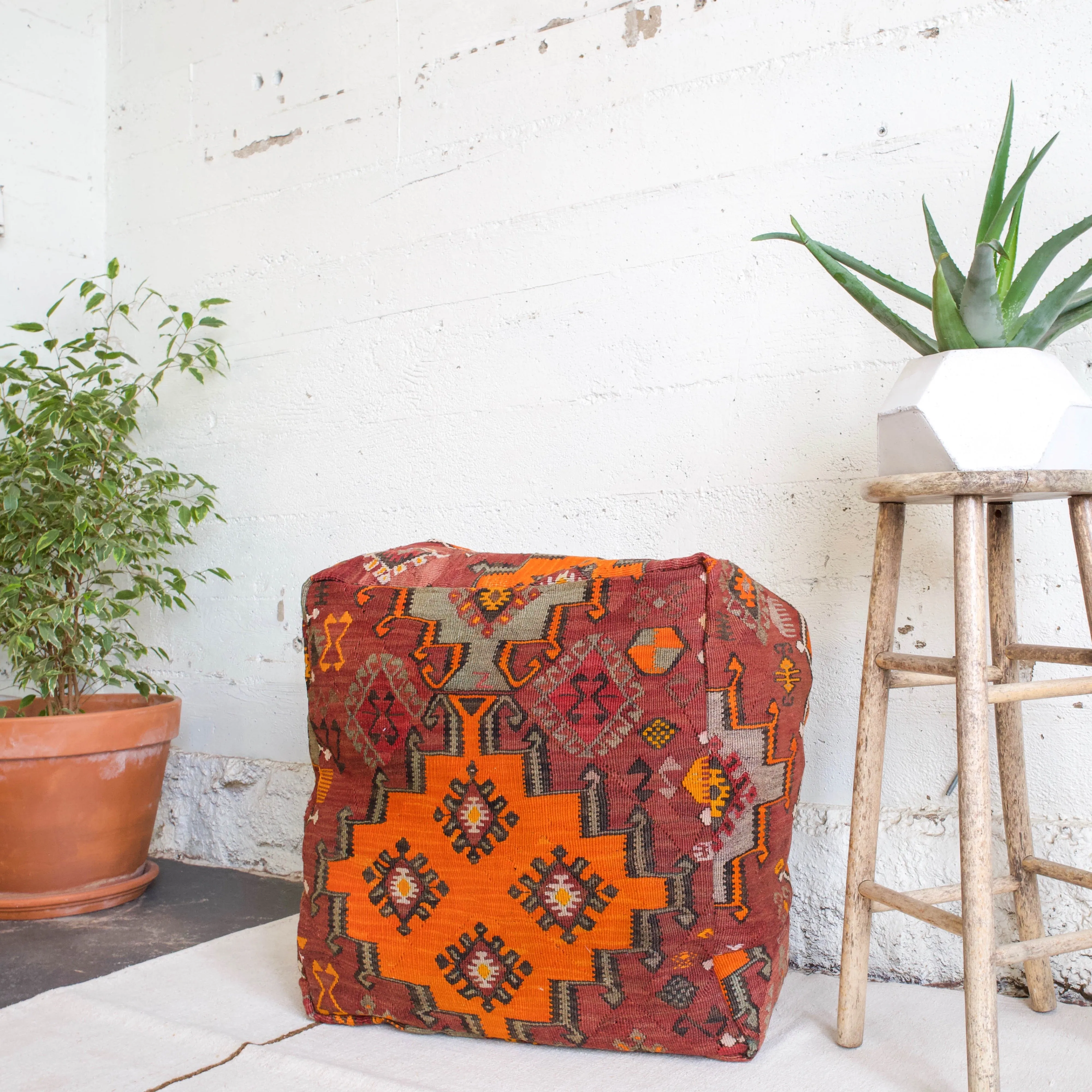Turkish Kilim Floor Cushion