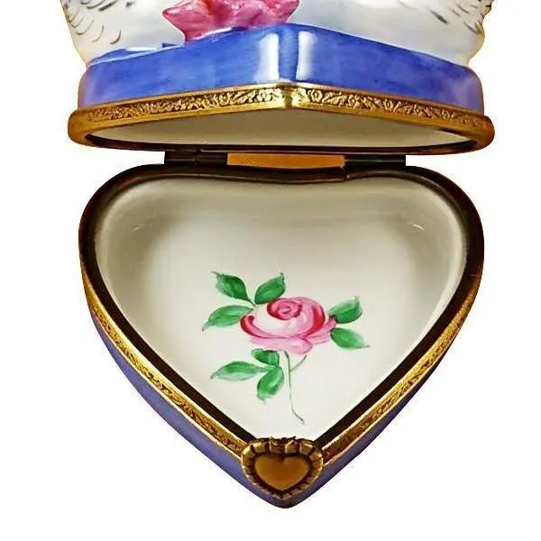 Two Swans on Heart