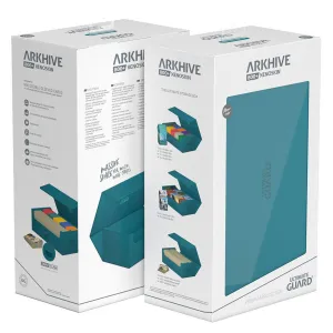 Ultimate Guard Arkhive Flip Case 800  Standard Size XenoSkin Monocolour Petrol Deck Box