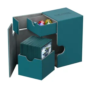 Ultimate Guard Flip´n´Tray Deck Case 100  XenoSkin Petrol Blue