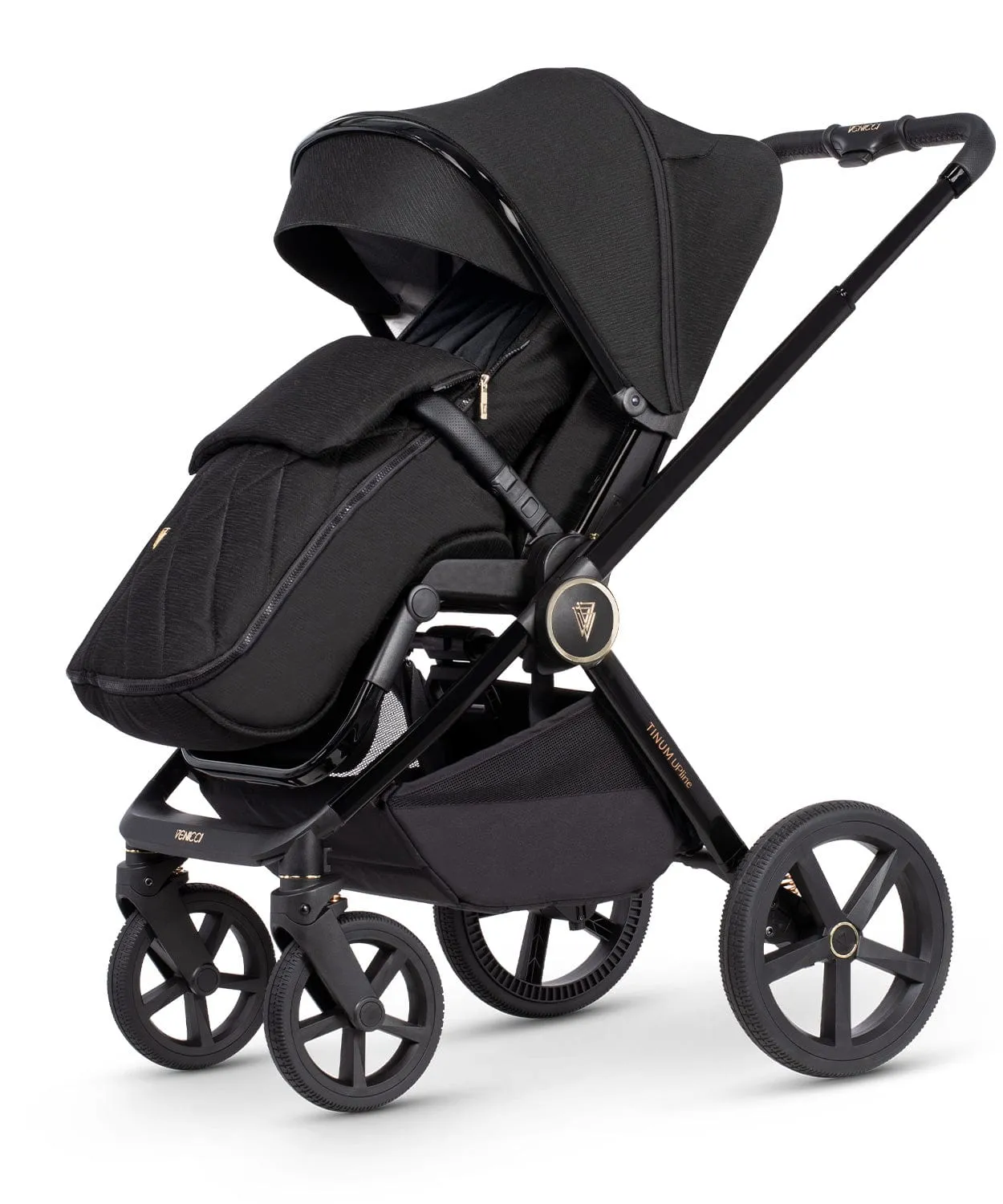 Venicci 3 in 1 Tinum UPLINE Pebble 360 PRO 2 Travel System - All Black