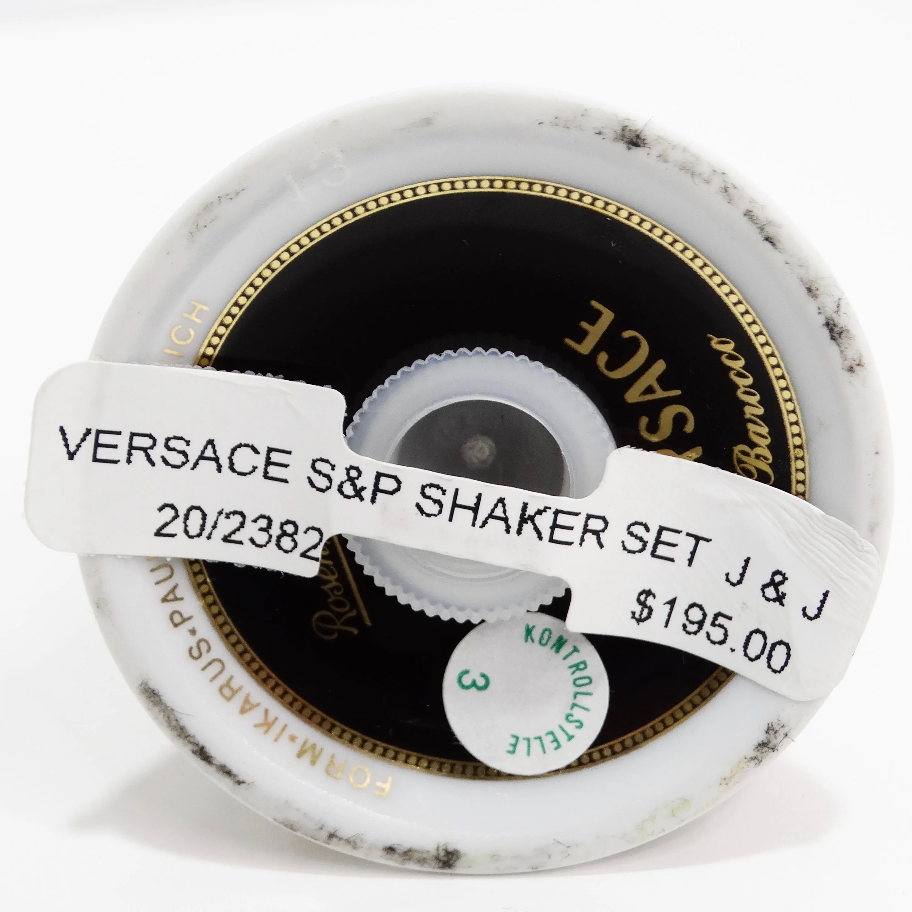 Versace Rosenthal 1990s Salt & Pepper Shakers