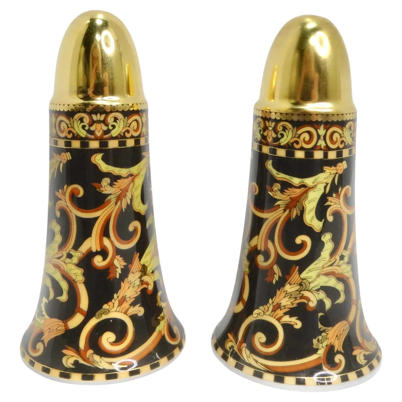 Versace Rosenthal 1990s Salt & Pepper Shakers