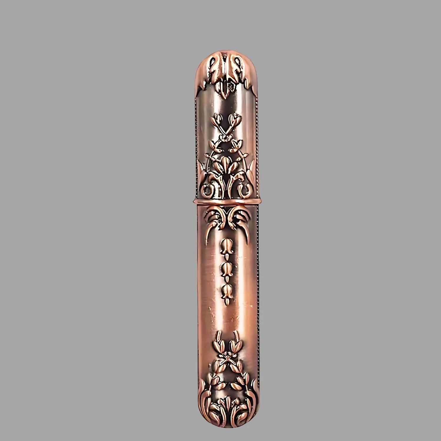 Vintage Metal Needle Case with 12 Self-Threading Needles