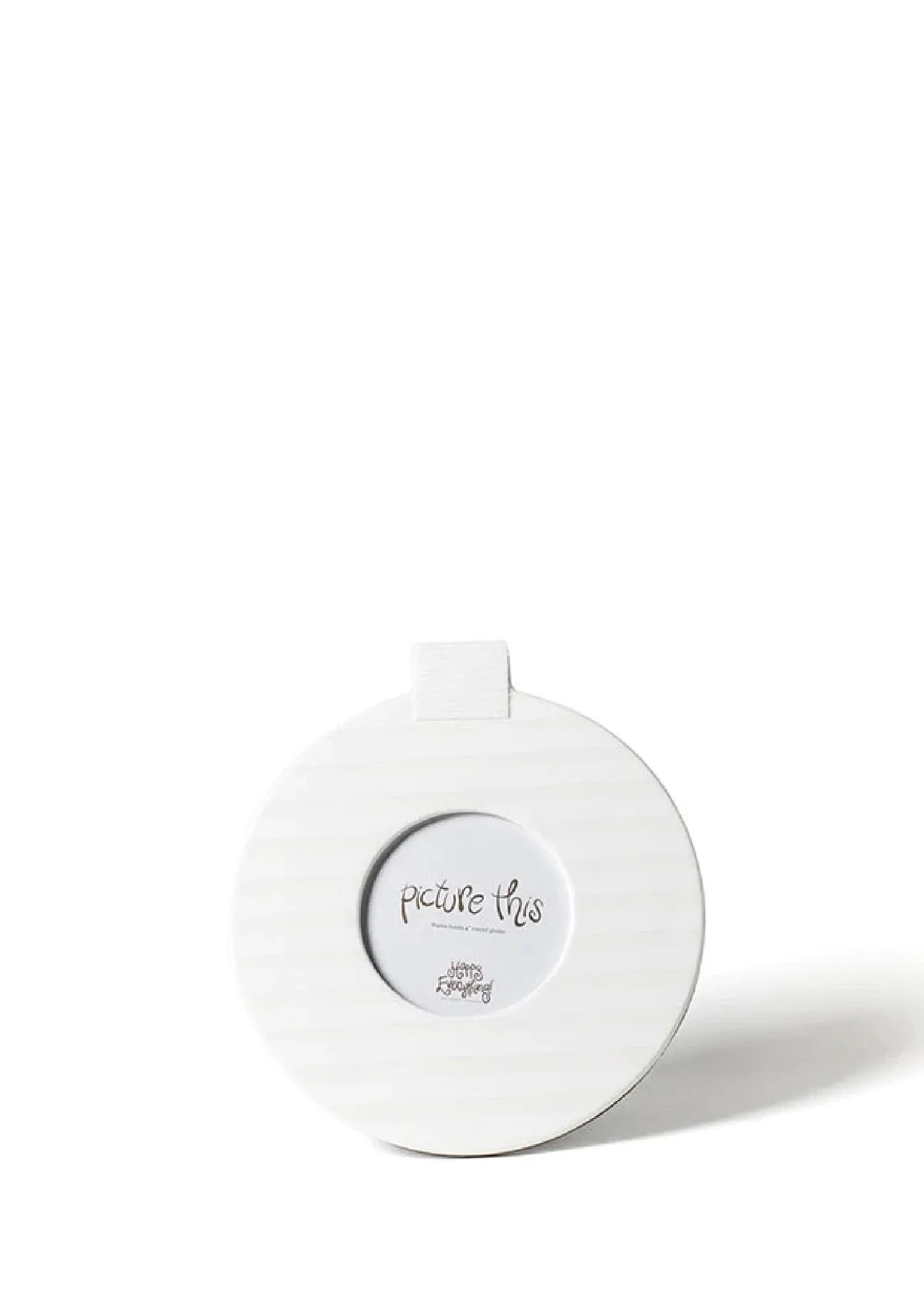 WHITE STRIPE ROUND FRAME