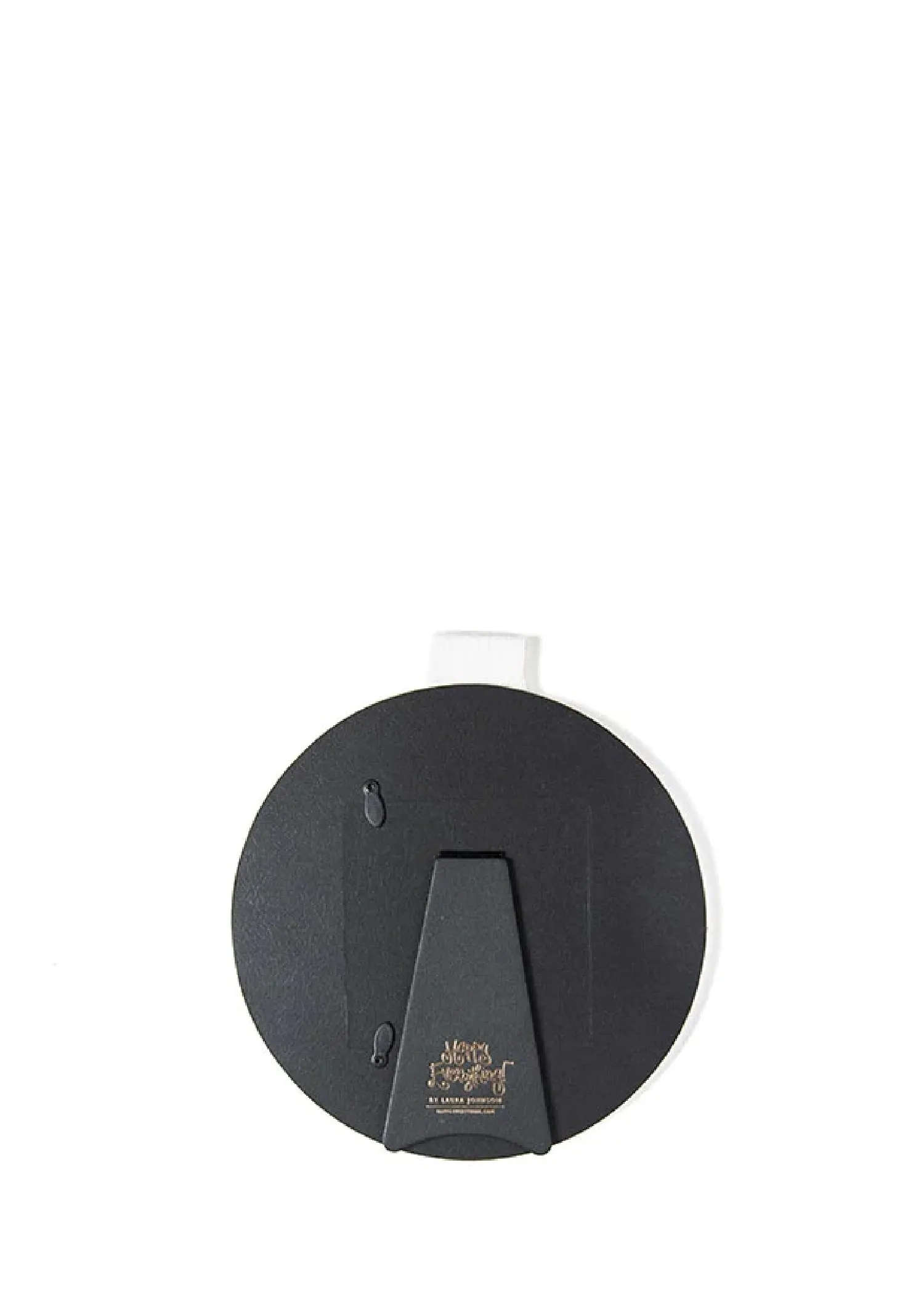 WHITE STRIPE ROUND FRAME