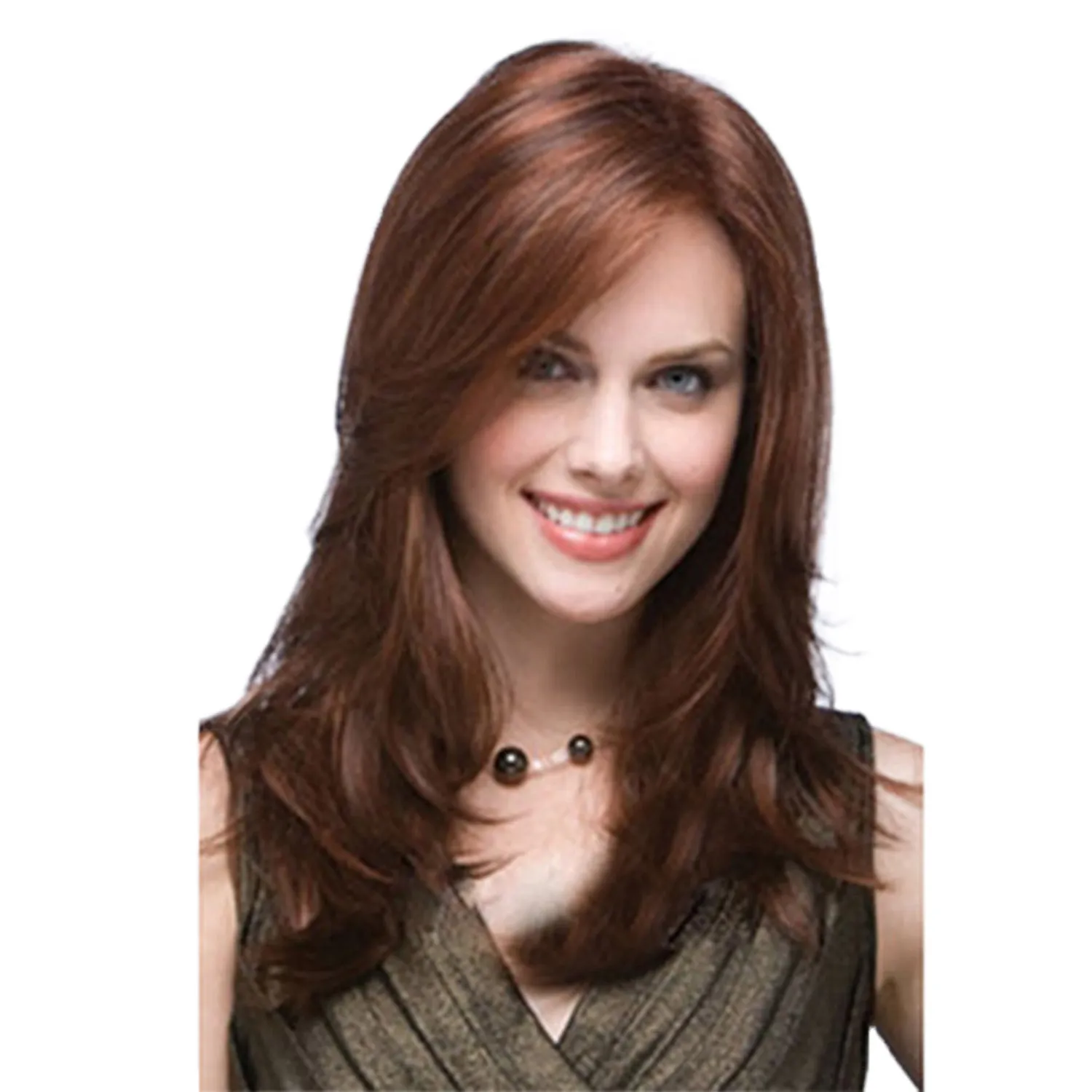 Winne | Brown Long Straight Synthetic Hair Wig