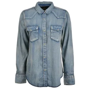 Women's Denim Snap Shirt