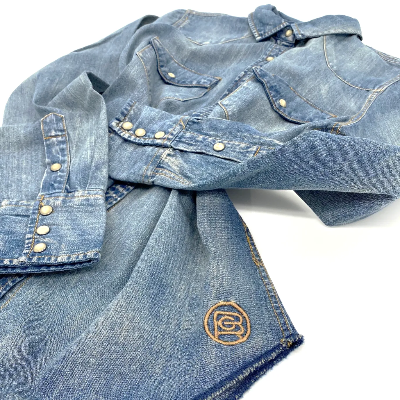 Women's Denim Snap Shirt