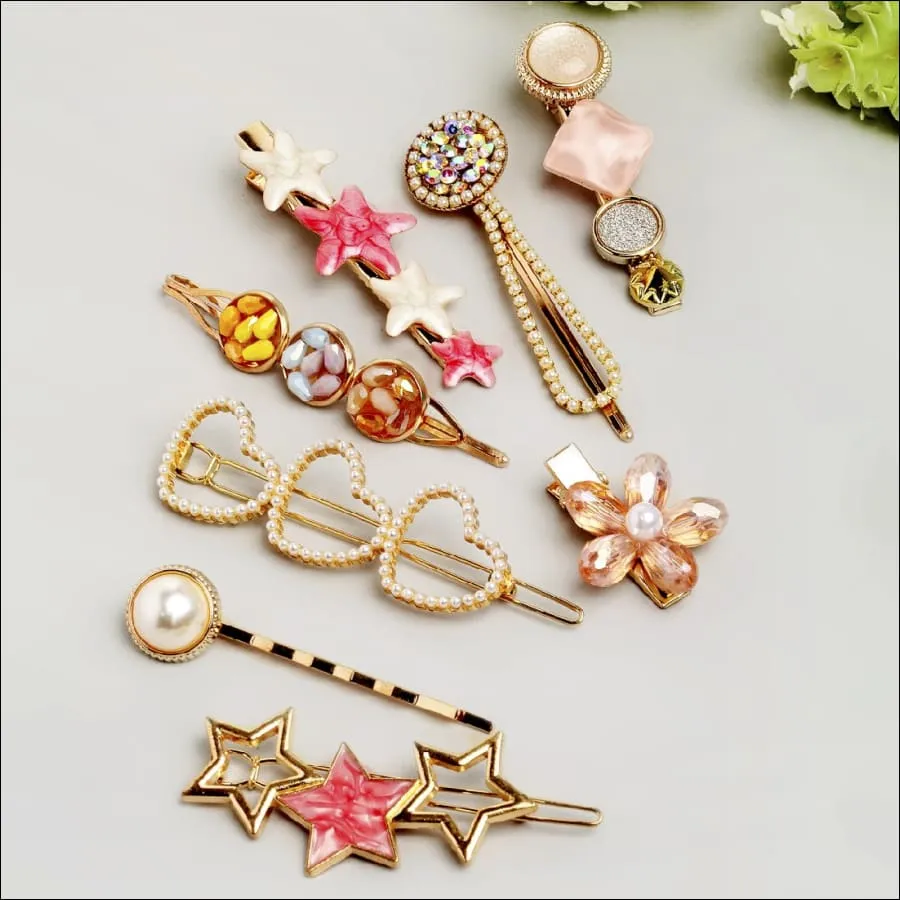 Yara Colorful Hair Pin Set of 8